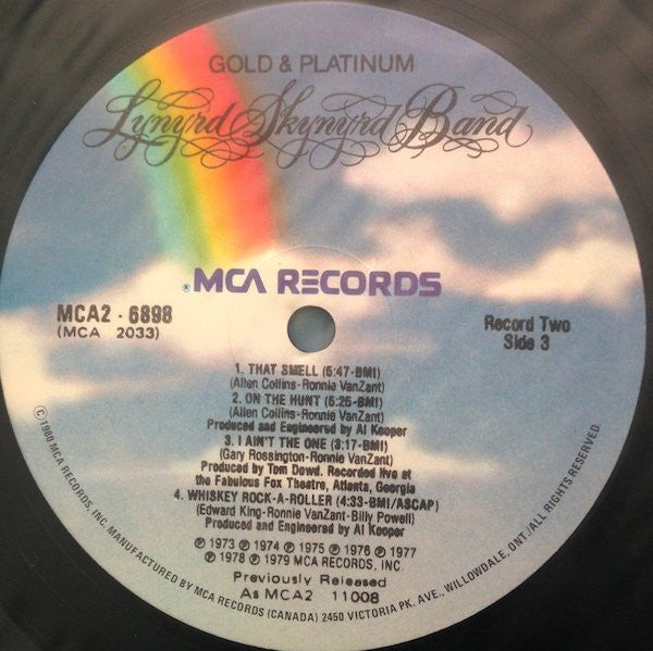 Lynyrd Skynyrd Band* : Gold & Platinum (2xLP, Comp, RE)