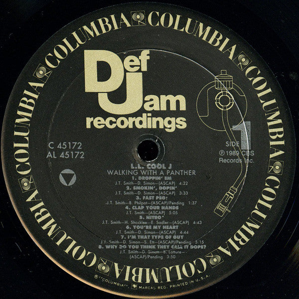 LL Cool J : Walking With A Panther (LP, Album, Promo)