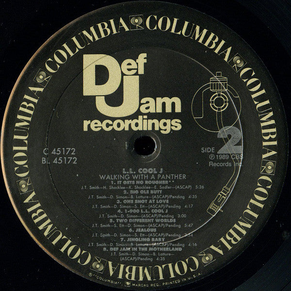 LL Cool J : Walking With A Panther (LP, Album, Promo)