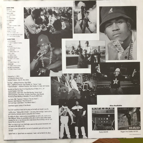 LL Cool J : Walking With A Panther (LP, Album, Promo)