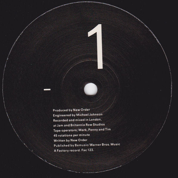 New Order : The Perfect Kiss (12", Single, Bla)