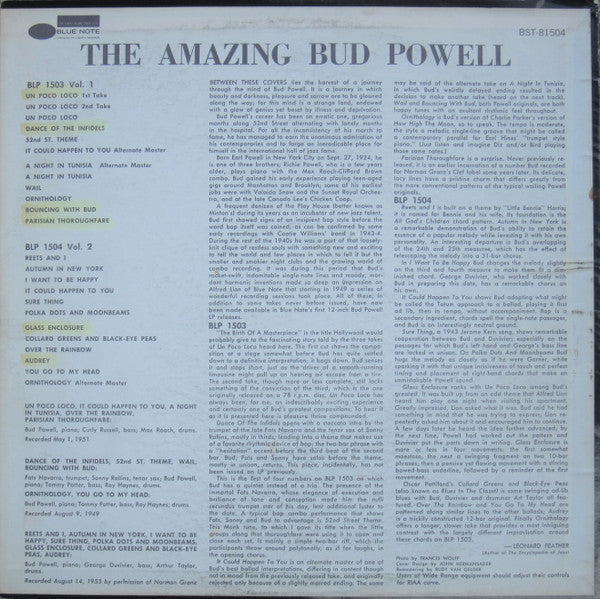Bud Powell : The Amazing Bud Powell, Volume 2 (LP, Album, RE, RM)