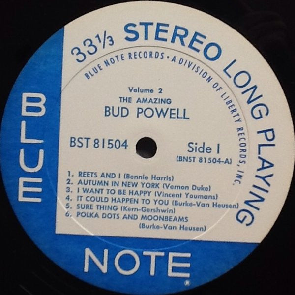 Bud Powell : The Amazing Bud Powell, Volume 2 (LP, Album, RE, RM)