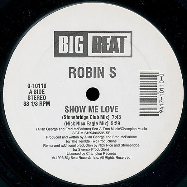 Robin S. : Show Me Love (12")