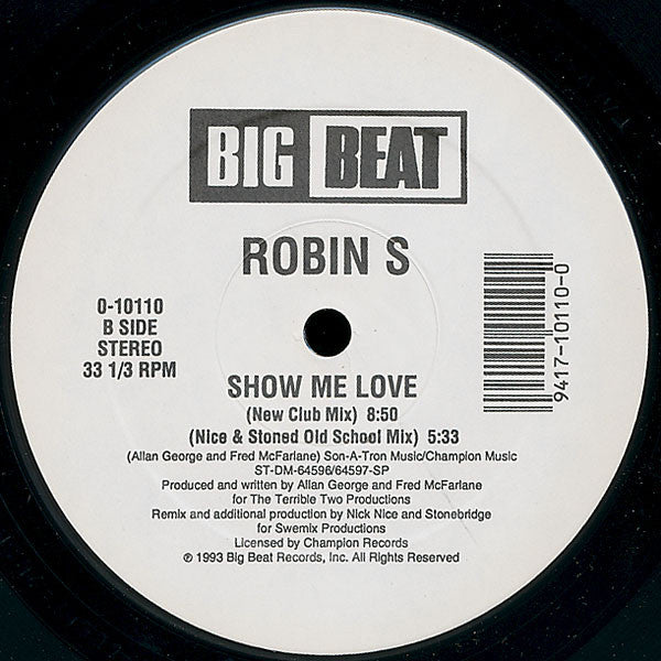 Robin S. : Show Me Love (12")