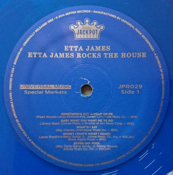 Etta James : Etta James Rocks The House (LP, Album, RM, Blu)