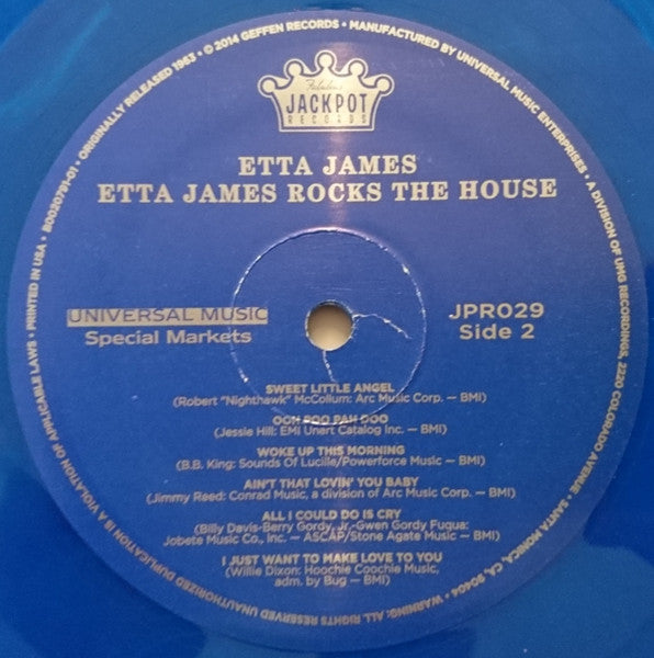 Etta James : Etta James Rocks The House (LP, Album, RM, Blu)
