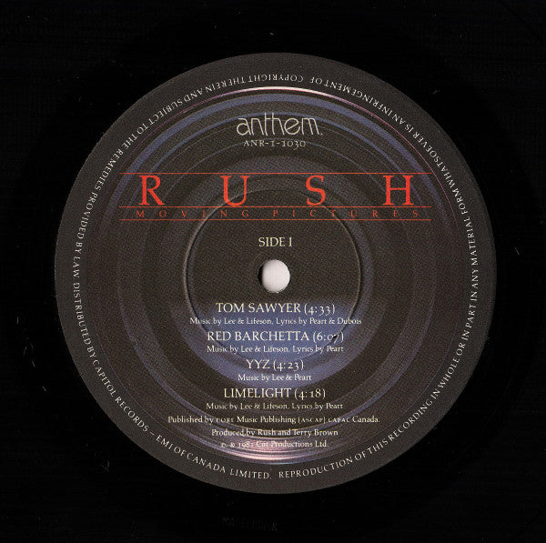 Rush : Moving Pictures (LP, Album, Mas)