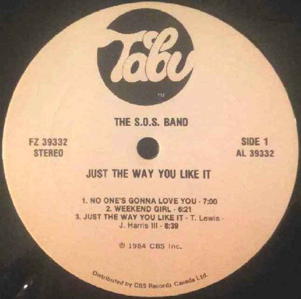 The S.O.S. Band : Just The Way You Like It (LP, Album)