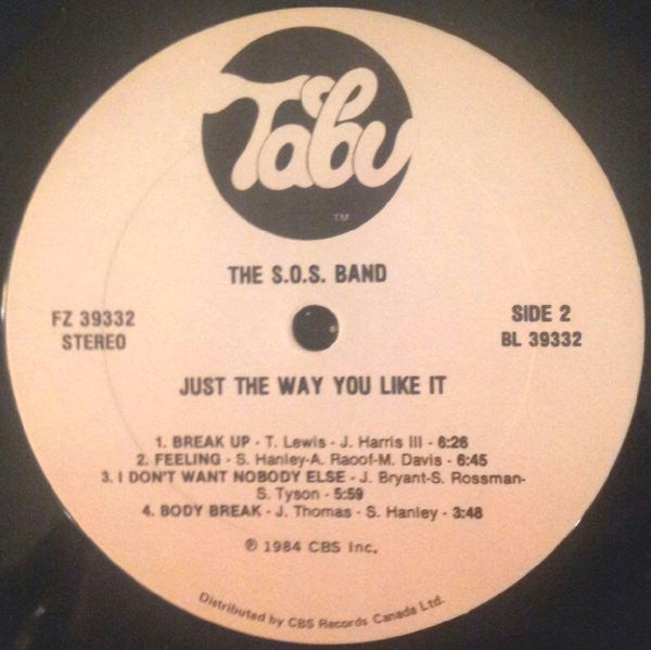 The S.O.S. Band : Just The Way You Like It (LP, Album)