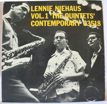 Lennie Niehaus : Vol.1 The Quintets (LP, Album, Mono)