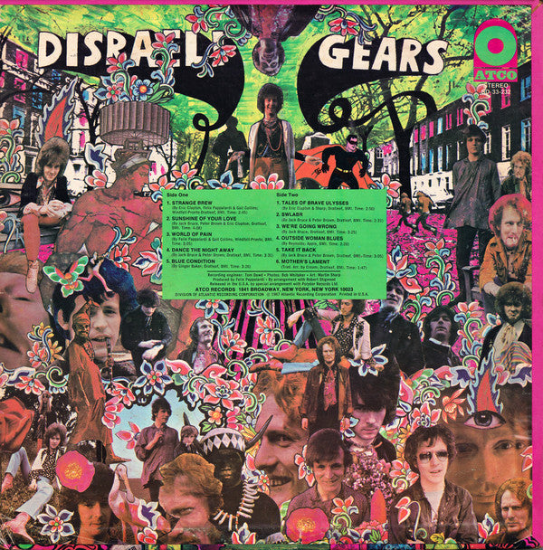 Cream (2) : Disraeli Gears (LP, Album, Ter)