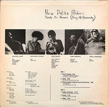 New Dalta Ahkri : Song Of Humanity = Kanto Pri Homaro (LP, Album)