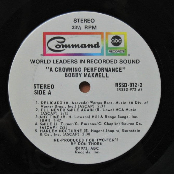 Robert Maxwell : A Crowning Performance  (2xLP, Album, Comp)