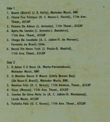 Lalo Schifrin & Orchestra : Bossa Nova (New Brazilian Jazz) (LP, Album, Mono)