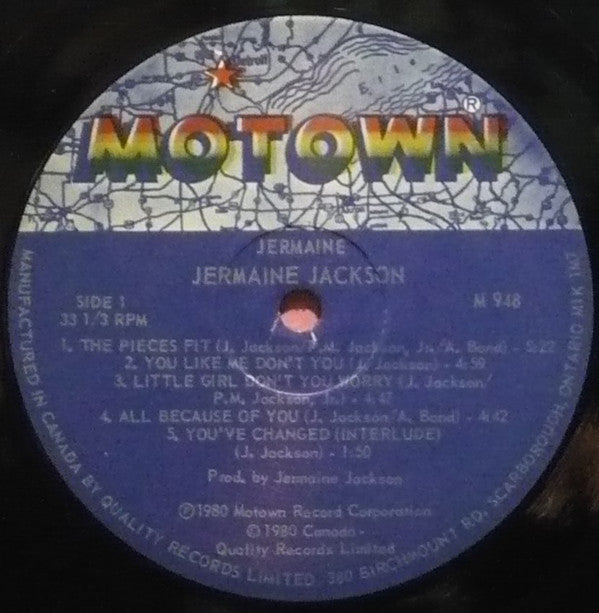 Jermaine Jackson : Jermaine (LP, Album)