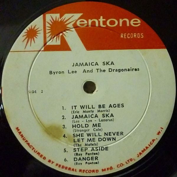 Byron Lee And The Dragonaires : Plays Jamaica Ska (LP, Ora)