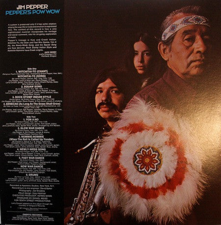 Jim Pepper : Pepper's Pow Wow (LP, Album, SP)
