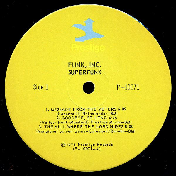 Funk Inc. : Superfunk (LP, Album, Gat)
