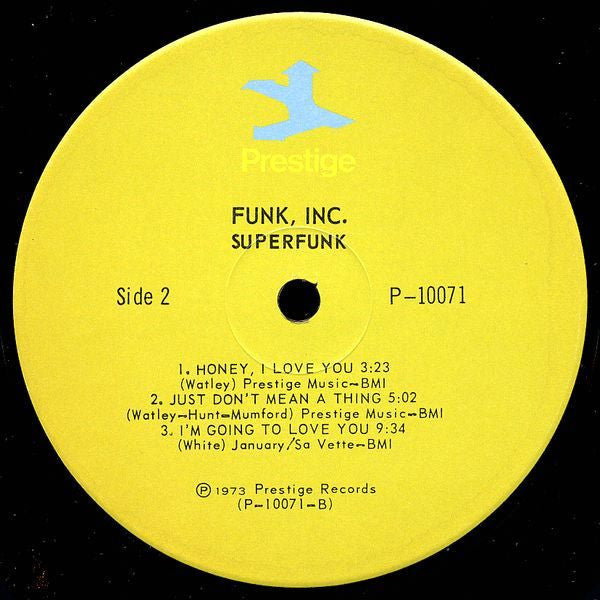 Funk Inc. : Superfunk (LP, Album, Gat)