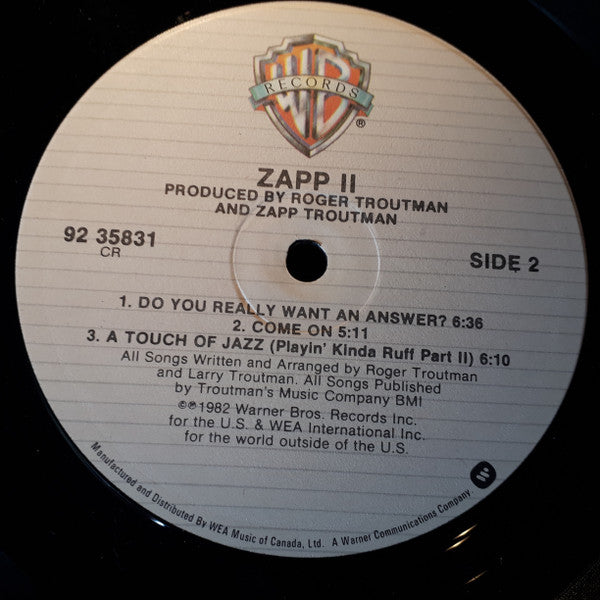 Zapp : Zapp II (LP, Album)
