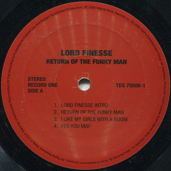 Lord Finesse : Return Of The Funky Man (2xLP, Album, RE)