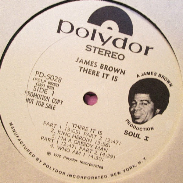 James Brown : There It Is (LP, Album, Promo)