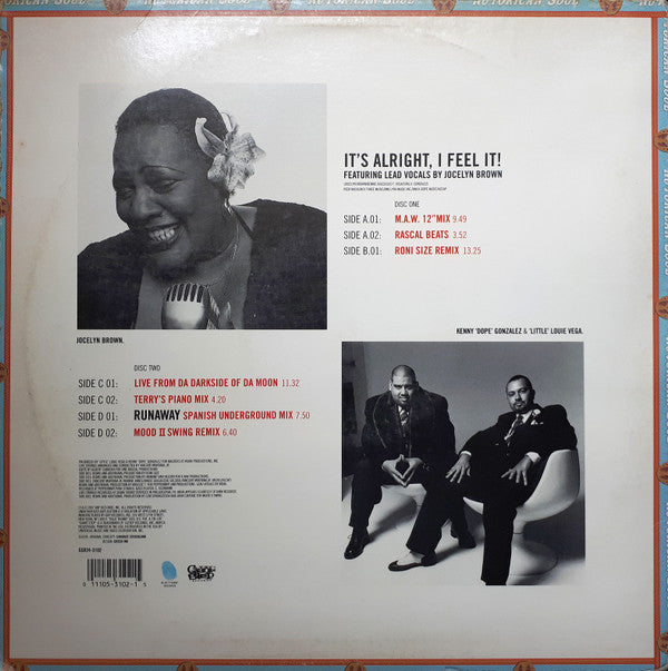 Nuyorican Soul feat. Jocelyn Brown : It's Alright, I Feel It! (2x12", Single, MP)