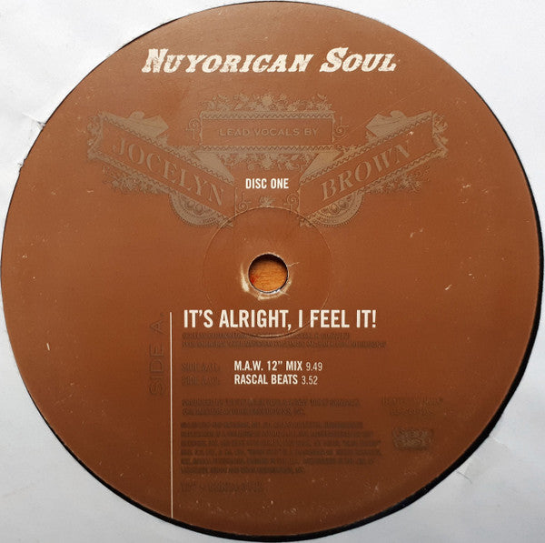 Nuyorican Soul feat. Jocelyn Brown : It's Alright, I Feel It! (2x12", Single, MP)