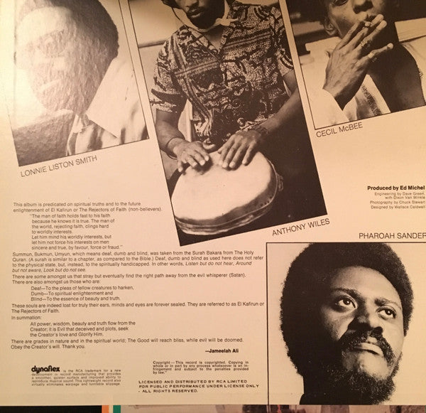 Pharoah Sanders : Summun Bukmun Umyun - Deaf Dumb Blind (LP, Album, Dyn)