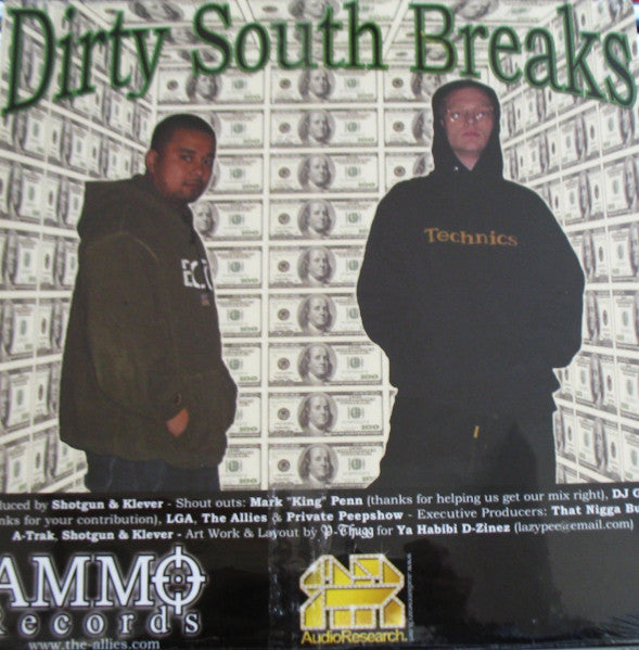 DJ Shotgun & DJ Klever : Dirty South Breaks (12")