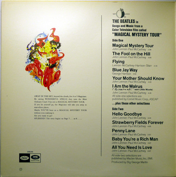 The Beatles : Magical Mystery Tour (LP, Album, RE, Gat)