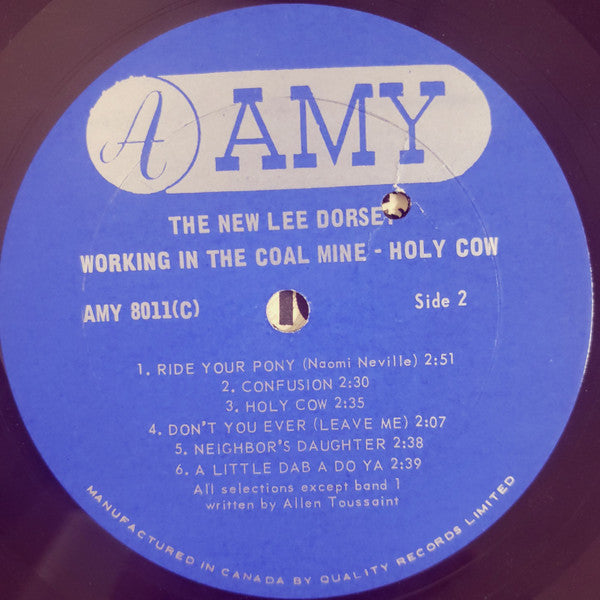 Lee Dorsey : Working In The Coal Mine - Holy Cow (LP, Album)