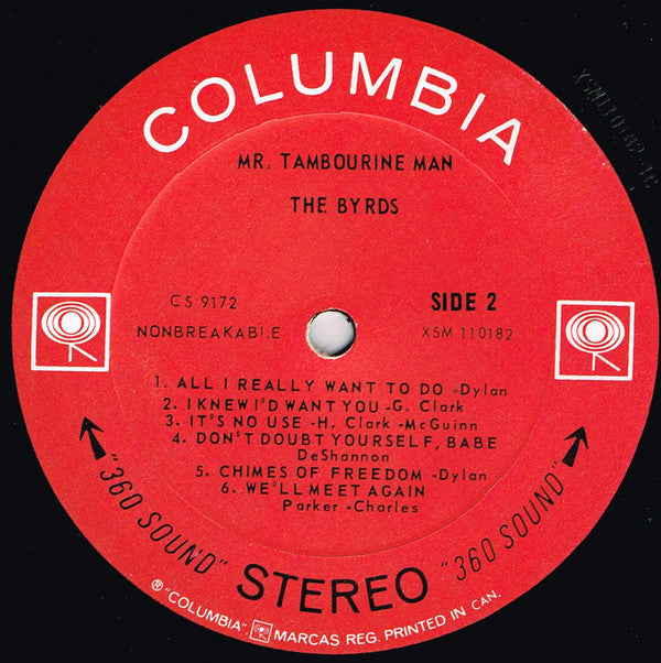 The Byrds : Mr. Tambourine Man (LP, Album)