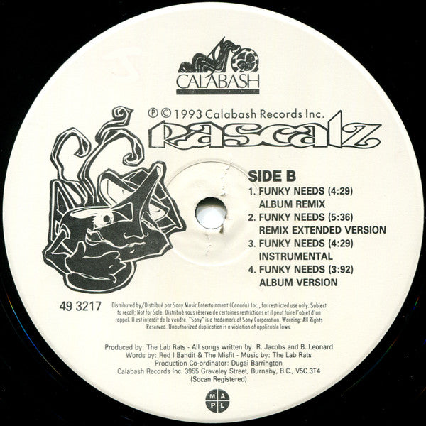Rascalz : Funky Migraine (12")