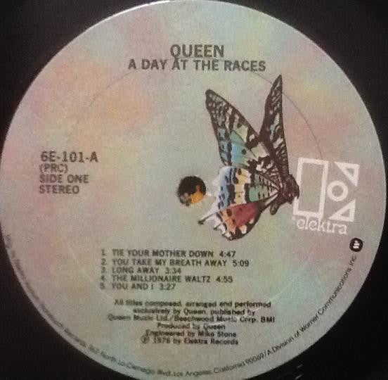 Queen : A Day At The Races (LP, Album, PRC)