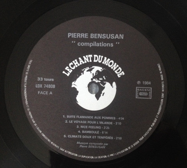 Pierre Bensusan : "Compilations" (LP, Album, Comp)
