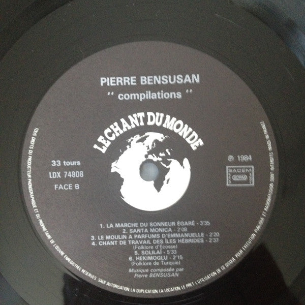 Pierre Bensusan : "Compilations" (LP, Album, Comp)
