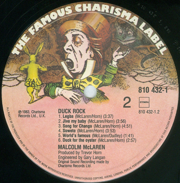 Malcolm McLaren : Duck Rock (LP, Album, RE, RP)