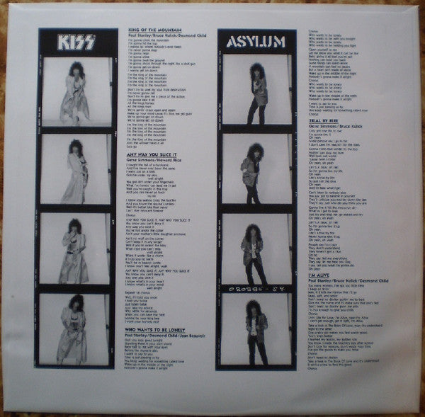 Kiss : Asylum (LP, Album, RE, RM, 180)