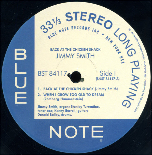 Jimmy Smith : Back At The Chicken Shack (LP, Album, RE, RM)