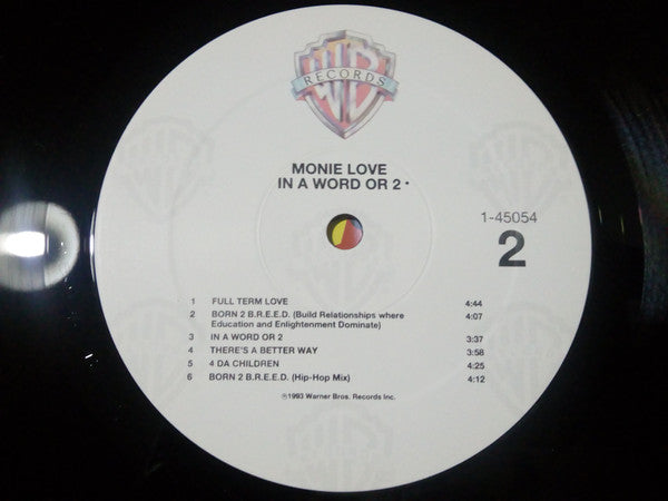 Monie Love : In A Word Or 2 (LP, Album)