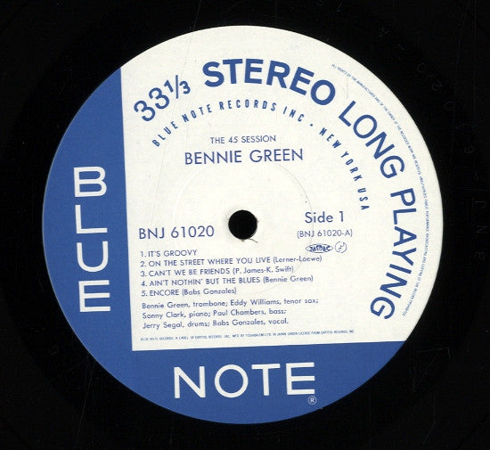 Bennie Green : The 45 Session (LP, Album, Ltd, RE)