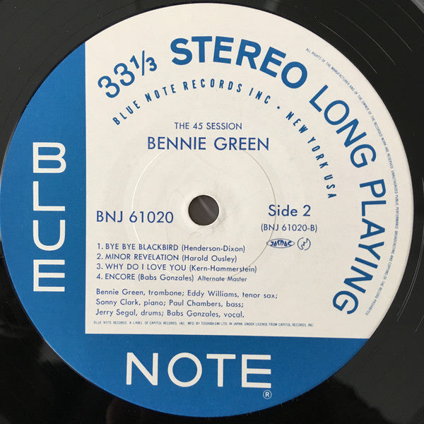 Bennie Green : The 45 Session (LP, Album, Ltd, RE)