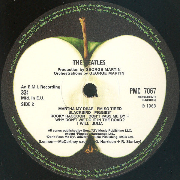 The Beatles : The Beatles (2xLP, Album, Mono, Num, RE, RM, 180)