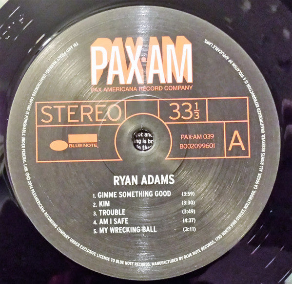Ryan Adams : Ryan Adams (LP, Album)