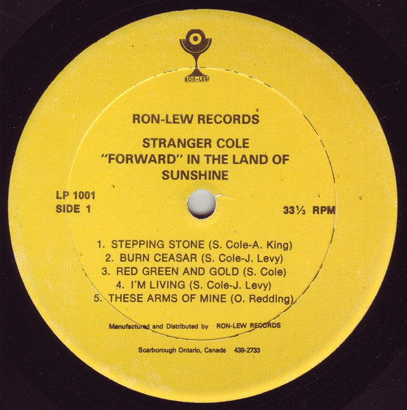 Stranger Cole : "Forward" In The Land Of Sunshine (LP, Album)