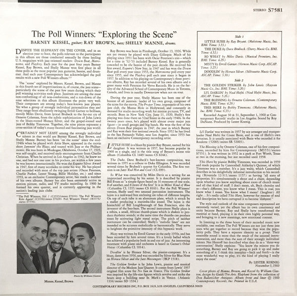 The Poll Winners : The Poll Winners Exploring The Scene (LP, Album, RE)