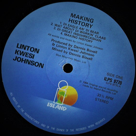 Linton Kwesi Johnson : Making History (LP, Album)