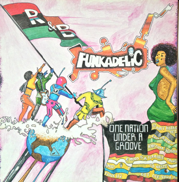 Funkadelic : One Nation Under A Groove (LP, Gat + 7", EP + Album)